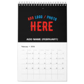 STIJLVOL MODERN ZWART GEVERIFIEERD BRANDED KALENDER (Feb 2026)