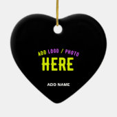 STIJLVOL MODERN ZWART GEVERIFIEERD BRANDED KERAMISCH ORNAMENT (Achterkant)