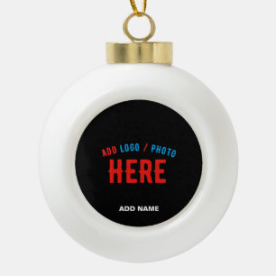 STIJLVOL MODERN ZWART GEVERIFIEERD BRANDED KERAMISCHE BAL ORNAMENT