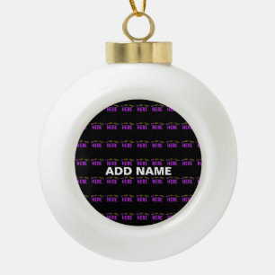STIJLVOL MODERN ZWART GEVERIFIEERD BRANDED KERAMISCHE BAL ORNAMENT
