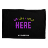 STIJLVOL MODERN  ZWART GEVERIFIEERD BRANDED KUSSENSLOOP (Achterkant)