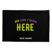 STIJLVOL MODERN  ZWART GEVERIFIEERD BRANDED KUSSENSLOOP (Achterkant-Links)