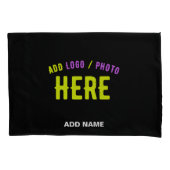 STIJLVOL MODERN  ZWART GEVERIFIEERD BRANDED KUSSENSLOOP (Voorkant-Links)