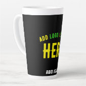 STIJLVOL MODERN  ZWART GEVERIFIEERD BRANDED LATTE MOK (Linkerhoek)