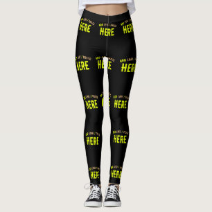 STIJLVOL MODERN ZWART GEVERIFIEERD BRANDED LEGGINGS