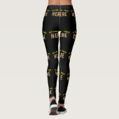 STIJLVOL MODERN  ZWART GEVERIFIEERD BRANDED LEGGINGS (Achterkant)