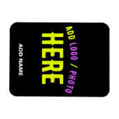 STIJLVOL MODERN  ZWART GEVERIFIEERD BRANDED MAGNEET (Horizontaal)