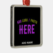 STIJLVOL MODERN ZWART GEVERIFIEERD BRANDED METALEN ORNAMENT (Rechts)