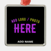 STIJLVOL MODERN ZWART GEVERIFIEERD BRANDED METALEN ORNAMENT (Voorkant)