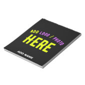 STIJLVOL MODERN  ZWART GEVERIFIEERD BRANDED NOTITIEBLOK (Gedraaid)