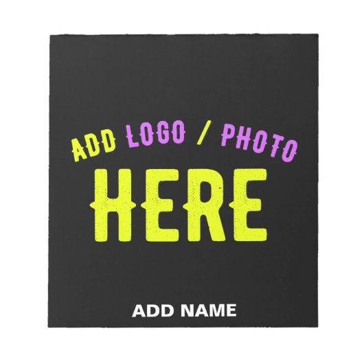 STIJLVOL MODERN  ZWART GEVERIFIEERD BRANDED NOTITIEBLOK (Voorkant)