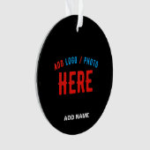 STIJLVOL MODERN ZWART GEVERIFIEERD BRANDED ORNAMENT (voorkant)