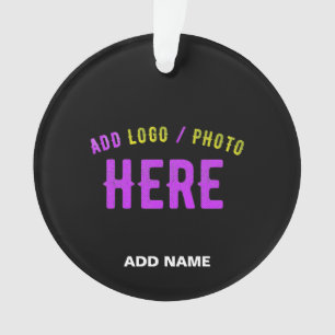 STIJLVOL MODERN  ZWART GEVERIFIEERD BRANDED ORNAMENT