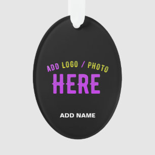 STIJLVOL MODERN ZWART GEVERIFIEERD BRANDED ORNAMENT