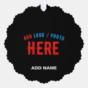 STIJLVOL MODERN  ZWART GEVERIFIEERD BRANDED ORNAMENT KAART