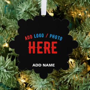 STIJLVOL MODERN ZWART GEVERIFIEERD BRANDED ORNAMENT KAART