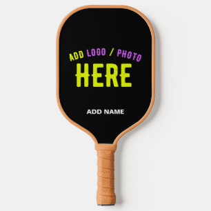STIJLVOL MODERN ZWART GEVERIFIEERD BRANDED PICKLEBALL PADDLE