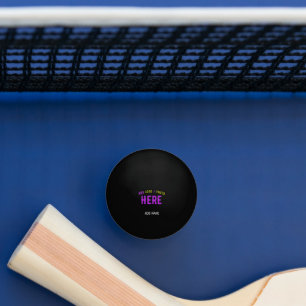 STIJLVOL MODERN ZWART GEVERIFIEERD BRANDED PINGPONGBALLEN
