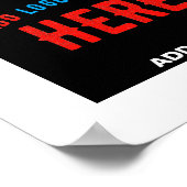 STIJLVOL MODERN  ZWART GEVERIFIEERD BRANDED POSTER (Hoek)