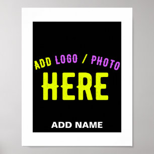 STIJLVOL MODERN ZWART GEVERIFIEERD BRANDED POSTER