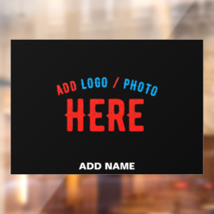 STIJLVOL MODERN ZWART GEVERIFIEERD BRANDED RAAMSTICKER