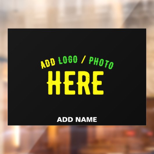 STIJLVOL MODERN ZWART GEVERIFIEERD BRANDED RAAMSTICKER (Vel 2)