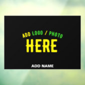 STIJLVOL MODERN ZWART GEVERIFIEERD BRANDED RAAMSTICKER (Vel 3)