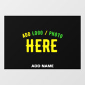 STIJLVOL MODERN ZWART GEVERIFIEERD BRANDED RAAMSTICKER (Vel)