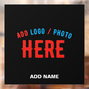 STIJLVOL MODERN ZWART GEVERIFIEERD BRANDED RAAMSTICKER