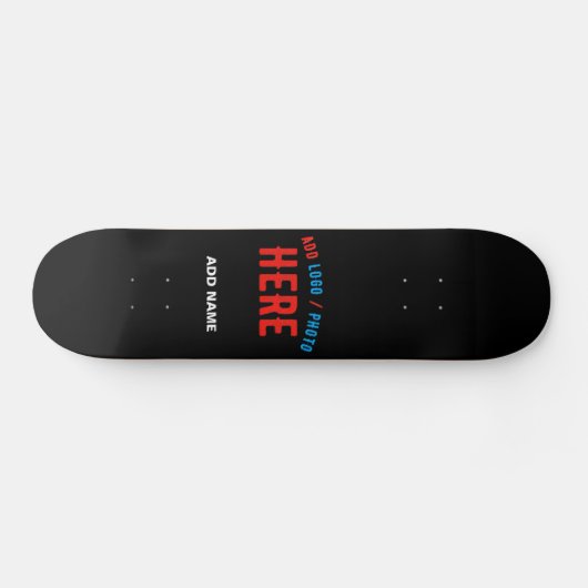 STIJLVOL MODERN ZWART GEVERIFIEERD BRANDED SKATEBOARD (Horizontaal)