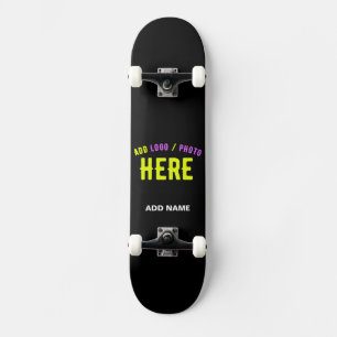 STIJLVOL MODERN ZWART GEVERIFIEERD BRANDED SKATEBOARD