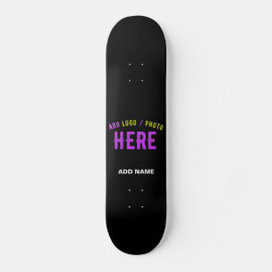 STIJLVOL MODERN ZWART GEVERIFIEERD BRANDED SKATEBOARD