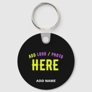 STIJLVOL MODERN ZWART GEVERIFIEERD BRANDED SLEUTELHANGER
