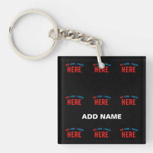 STIJLVOL MODERN ZWART GEVERIFIEERD BRANDED SLEUTELHANGER