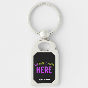 STIJLVOL MODERN  ZWART GEVERIFIEERD BRANDED SLEUTELHANGER