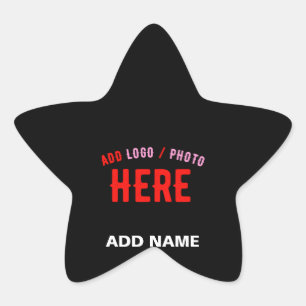 STIJLVOL MODERN ZWART GEVERIFIEERD BRANDED STER STICKER