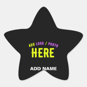 STIJLVOL MODERN ZWART GEVERIFIEERD BRANDED STER STICKER