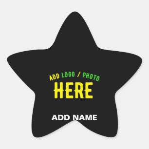 STIJLVOL MODERN ZWART GEVERIFIEERD BRANDED STER STICKER