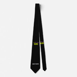 STIJLVOL MODERN ZWART GEVERIFIEERD BRANDED STROPDAS
