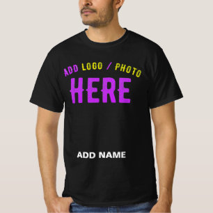 STIJLVOL MODERN  ZWART GEVERIFIEERD BRANDED T-SHIRT