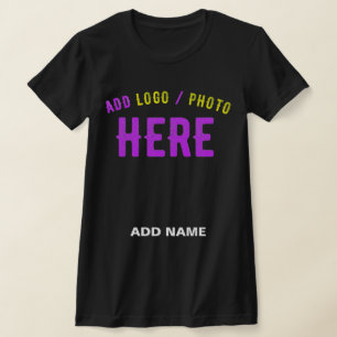 STIJLVOL MODERN  ZWART GEVERIFIEERD BRANDED T-SHIRT