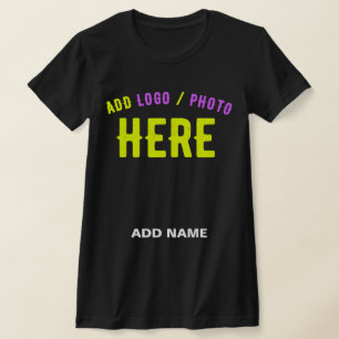 STIJLVOL MODERN  ZWART GEVERIFIEERD BRANDED T-SHIRT