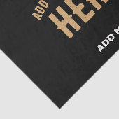 STIJLVOL MODERN  ZWART GEVERIFIEERD BRANDED TISSUEPAPIER (Detail)