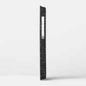 Stijlvol modern zwart paisley Floral Pattern Case-Mate iPhone Case (Achterkant / Links)