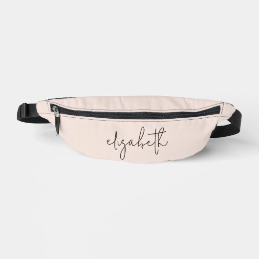 Stijlvol Monogram Modern Minimalist Heuptasje (Voorkant)