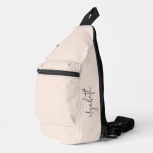 Stijlvol Monogram Modern Minimalist Sling Bag