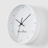 Stijlvol monogram | Modern minimalistisch witscrip (Hoek)