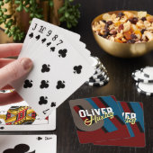 Stijlvol  monogram pokerkaarten (Insitu)