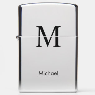 Stijlvol monogram Silver Chrome