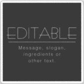 Stijlvol multifunctioneel sticker (Voorkant)